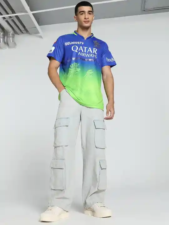 Printed RCB 2024 Authentic Player Jersey T-shirt